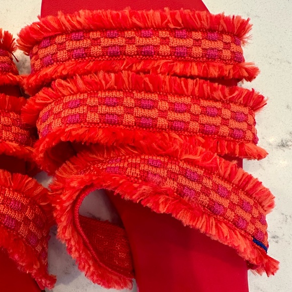 Rothy’s fringe sandals- gently used 8.5 - Picture 4 of 5